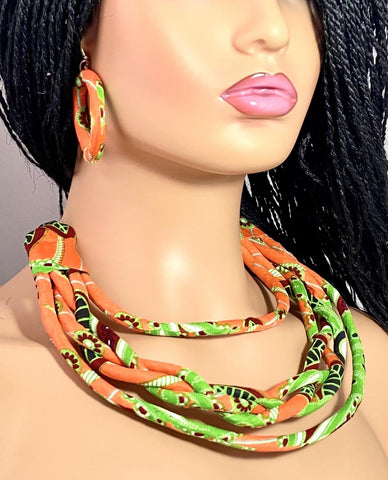 Fabric Statement Set | 3 | Coral Grasslands