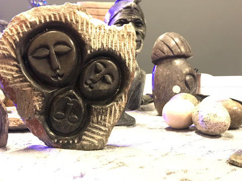 Stone Carving | Three Faces